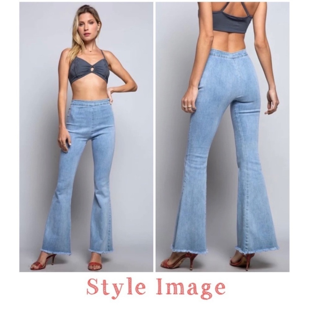 POL  NWOT  Light Blue Bell Bottom Jeans